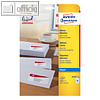 Adress-Etiketten f?r Inkjet, 45.7 x 21.2 mm, wei?, 1.200 St?ck, J4791-25
