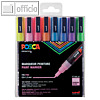 Posca Pigmentmarker Pc 3ml Glitter 8er Box | kalte & warmen Farben