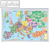 Europakarte, magnethaftend, beschreibbar, (B)1.400 x (H)1.000 mm, Alu, KA650M