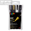 Pigmentmarker PC-5M, Rundspitze 1.8-2.5 mm, farbig sortiert, 4er-Etui (Basis)