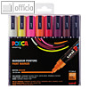 Pigmentmarker PC-5M, Rundspitze 1.8-2.5 mm, sortiert, 8er-Etui (warme Farben)