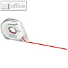Aufteilungsb?nder f?r Planungstafeln, 2.5 mm x 16 m, selbstklebend, rot