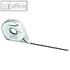 Aufteilungsb?nder f?r Planungstafeln, 1 mm x 16 m, selbstklebend, schwarz