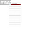 rido-id? Timing 2, Adress-/Telefoneinlagen, 9.5 x 17 cm, 24 Blatt, 7066460