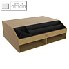 Monitor-St?nder "Savana", 45 x 31 x 13 cm, h?henverstellbar, Recycling-Karton