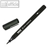 KREUL Black Marker brush, Pinselspitze: 0.5 - 3.0 mm, Strichfarbe: schwarz,18174