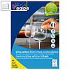 agipa Universal-Etiketten, 48.5 x 25.5 mm, abl?sbar, wei?, 4.000 St?ck, 128991