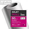 Inkjet-Plotterrolle, 914 mm x 110 m, 80 g/m?, hochwei?, 2er Pack, 2582C