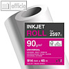 Inkjet-Plotterrolle, 914 mm x 45 m, 90 g/m?, hochwei?, 3er Pack, 2597C