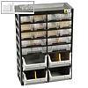 Kleinteilemagazin VarioPlus Basic 34, 20 F?cher, B 305 x H 435 x T 170 mm, schwa
