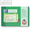 Oxford Schreiblernheft DIN A4 quer, Lineatur SL farbig hinterlegt, 100050089
