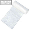 M?lleimerbeutel, 60 Liter, 600 x 720 mm, HDPE 10 my, transparent, 20 St?ck