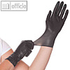 Allergiker-Handschuhe, Größe: L, puderfrei, Naturkautschuk, schwarz, 50 Paar