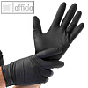 Handschuhe, Gr??e: M, puderfrei, griffsicher, Nitril, schwarz, 25 Paar, 270858