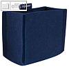 magnetischer Stiftek?cher "magnetoTray", 130 x 60 x 100 mm, Filz, blau, 1227714