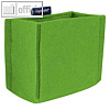 magnetischer Stiftek?cher "magnetoTray", 130 x 60 x 100 mm, Filz, gr?n, 1227705