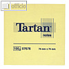 Tartan Haftnotizen Notes, gelb, 76 x 76 mm, 12er Pack, 07676