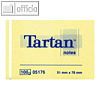 Tartan Haftnotizen Notes, gelb, 51 x 76 mm, 12er Pack, 05176