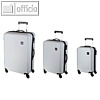 JSA 3er Reisetrolley-Set, Gr??en L / M / S, ABS, silber, 45600