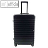 Reisetrolley, Gr??e L - 505 x 290 x 755 mm, Dehnfalte, recyceltes ABS, schwarz