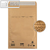 Papierpolstertaschen, 245 x 340 mm, Haftklebung, Recycling-Papier, braun, 10 St