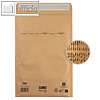 Papierpolstertaschen, 245 x 340 mm, Haftklebung, Recycling-Papier, braun, 50 St