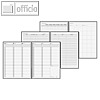 Lehrerkalender DIN A4, 1 Woche/2 Seiten, 23 x 29.7 cm, Wire-O-Bindung, blau