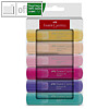 Faber Castell Textmarker Textliner 48 Pastell 6er-Set Pastell