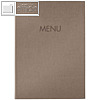 Sigel Speisekarten-Mappe MENU, DIN A5, beige, SM211
