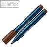 Permanent-Marker Maxx 133, Keilspitze 1-4 mm, braun, 10er Pack, SN113307