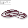 officio Gummib?nder 150 x 4 mm, rot, 1.000 g/Karton, 822426