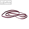 officio Gummib?nder 130 x 4 mm, rot, 1.000 g/Karton