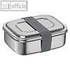 THERMOS Brotdose THERMOcafé SANDWICH BOX, 1 Liter, Edelstahl, grau, 4168.234.100