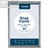 Informations-/Plakatrahmen, DIN A1, Innen, Rahmenprofil 25 mm, Alu, silber eloxi