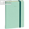 GESCH?FTBUS PRESTIGE Terminkalender - 10 x 15 cm, 1 Wo / 2 S, SILK gr?n