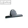 officio Briefklemmer, 100 mm, Klemmweite 30 mm, schwarz, Metall, 771S11