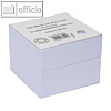 Ersatzpapier für Zettelbox MEMORION - mit Lochstanzung, 98 x 98 mm, 600 Blatt
