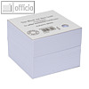 Ersatzpapier f?r Zettelbox MEMORION - mit Lochstanzung, 98 x 98 mm, 600 Blatt