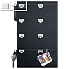 Kreidetafel SILHOUETTE "Wochenplaner", 450 x 300 mm, Melamin, schwarz, FB-PLAN