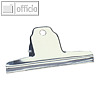 Briefklemmer, 75mm, Klemmweite 25 mm, vernickelt, Metall, 10 St?ck, 770S27