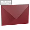 Versandtaschen C4, Spitzklappe nassklebend, 100g/m? gerippt, rosso, 50 St.