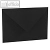 Versandtaschen C4, Spitzklappe nassklebend, 100g/m? gerippt, schwarz, 50 St.