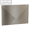 Versandtaschen C4, Spitzklappe nassklebend, 160g/m? gerippt, taupe, 50 St.