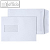 Versandtaschen DIN C5, selbstklebend, Fenster, Offset 90 g/qm, wei?, 250 St.