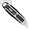 Linksh?nder-Cutter mit Trapezklinge, 13.6 x 2.1 x 4 cm, schwarz/silber, 78 820