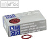 Alco Gummiband, 150 x 4 mm, Naturkautschuk, rot, 1000g, 7621