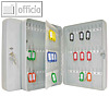 Schl?sselschrank f?r 110 Schl?ssel, 280 x 80 x 370 mm, Stahlblech, lichtgrau
