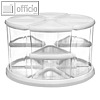 Karussell-Organizer mit 9 Boxen, drehbar, (?)282 x (H)168 mm, Kunststoff, 3901CR