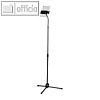 St?nder mit Tablethalterung, max. (H)1.7 m, 4.7"-13", Ger?te bis 800g, schwarz