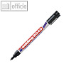 Edding W?schemarker, Rundspitze 1 mm, schwarz, 4-8040001